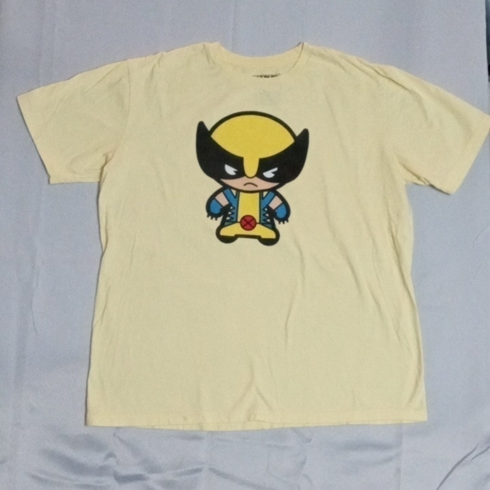 Marvel Wolverine Toon TShirt size XL Yellow Preowned